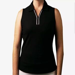 Pebble Beach Sleeveless Golf Polo Medium